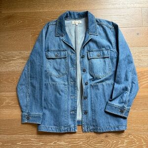 NWOT madewell Denim Drakefield Shirt-Denim Jacket size medium